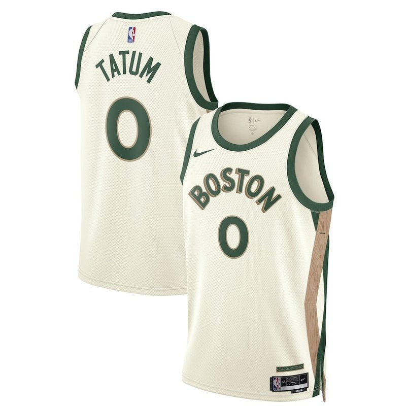 Boston Celtics - Jayson Tatum  Unisex 23/24 NBA Jersey - White - City Edition