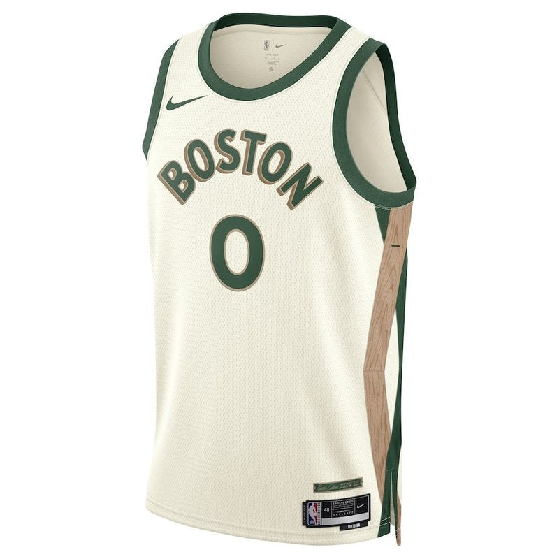 Boston Celtics - Jayson Tatum  Unisex 23/24 NBA Jersey - White - City Edition
